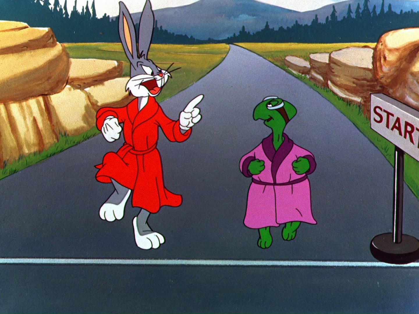 Rabbit Transit - Bugs and Cecil Turtle decide to have their own ...